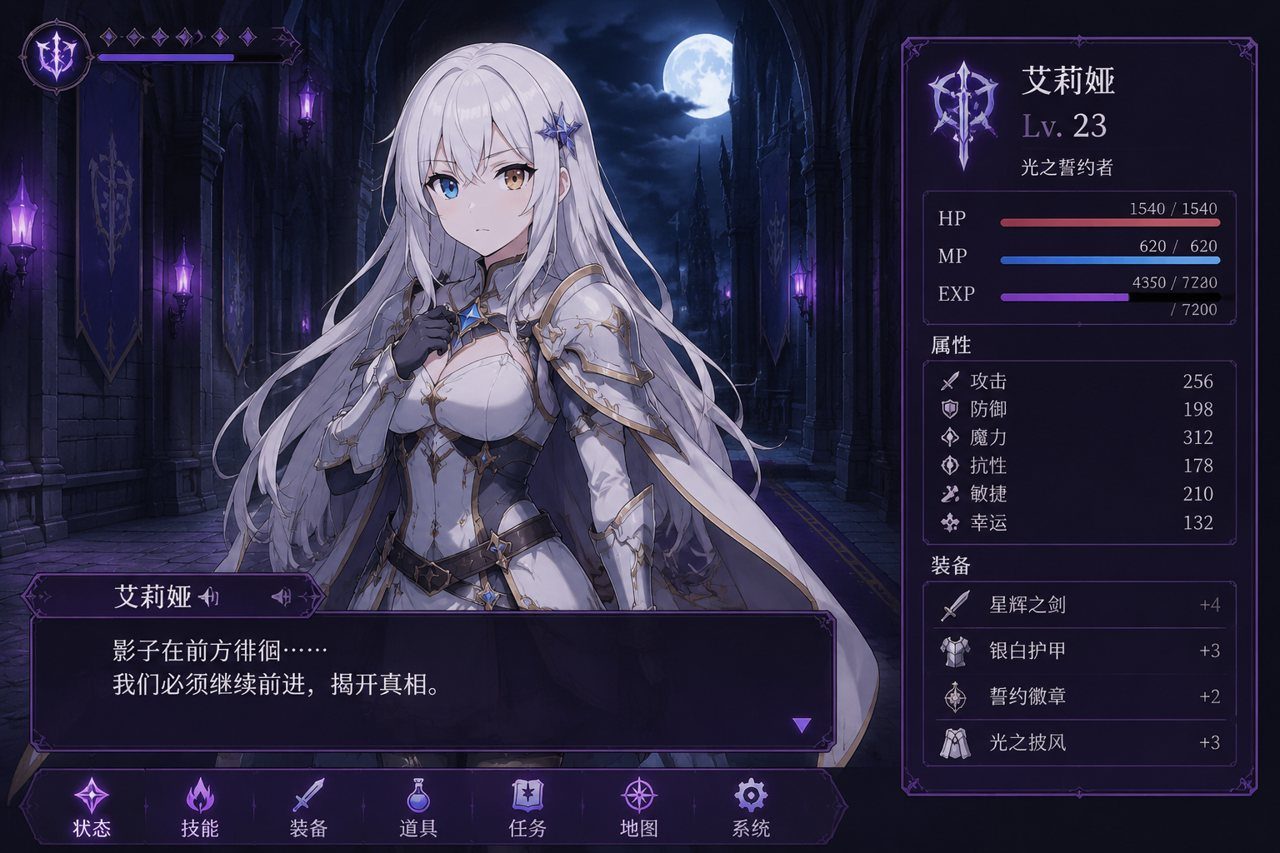 光与影的二重身 操作界面 资料图 2